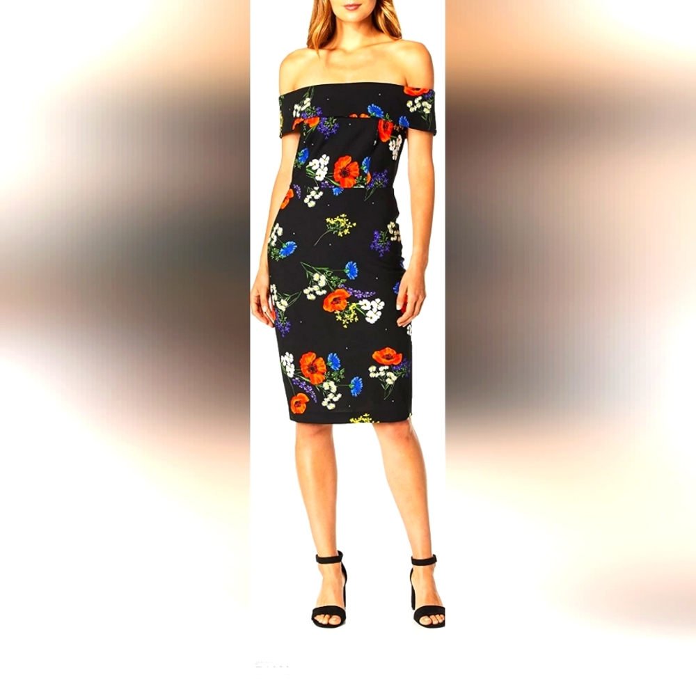 Calvin Klein Off Shoulder Dress Size 10